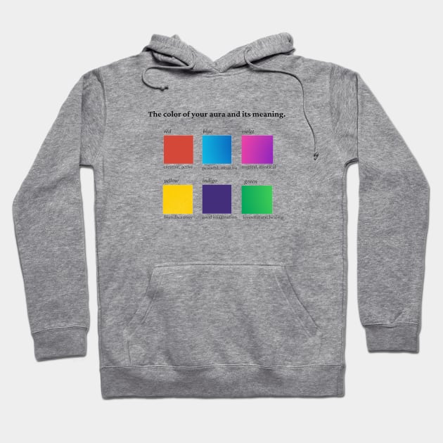 The color of your aura and its colors. Hoodie by borobie